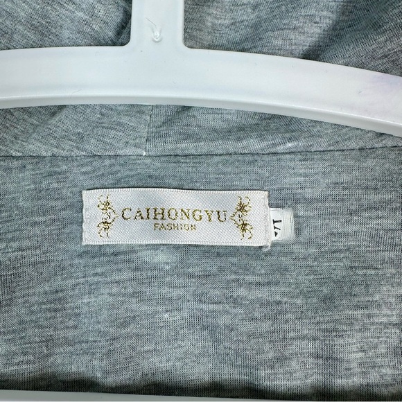 Caihongyu VINTAGE Men’s XL Moss Green Bomber Jacket Full Zip Lightweight - Picture 5 of 10